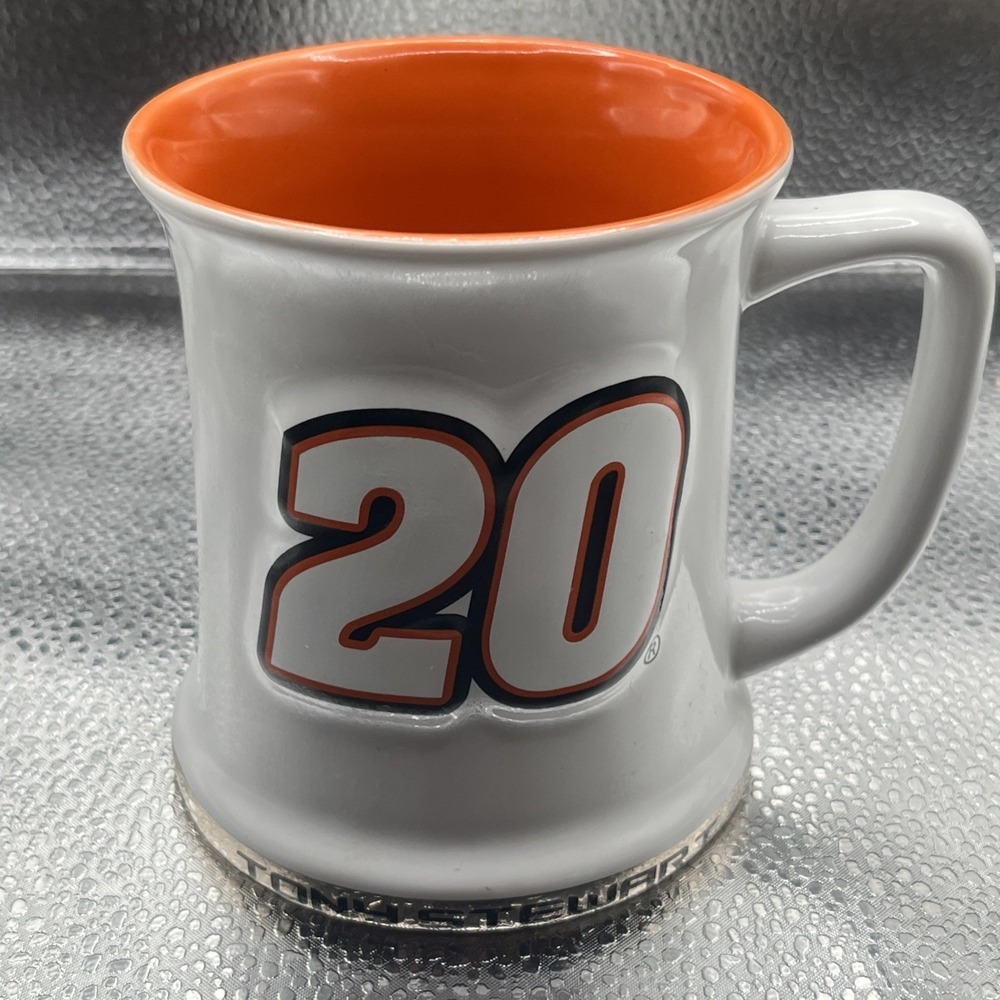 NASCAR Tony Stewart #20 Home Depot Embossed Gilded Coffee Mug - Picture 7 of 14